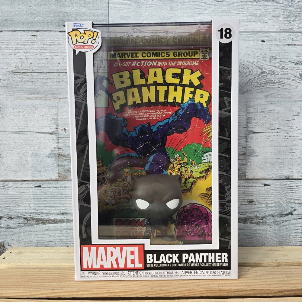 Funko Pop! Comic Covers Marvel Black Panther #18 Vinyl collectible Figure NEW